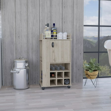 Modern Style with Shelves - Display Area for Cocktail Decor - Primary Living Space - Stylish Home Bar