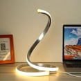 thumbnail image 1 of Modern Stylish Spiral LED Table Lamp with Touch Controller, Nightstand Lamp Desk lamp for Bedroom, Office, Living Room, 1 of 7