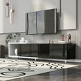 thumbnail image 1 of Modern Stylish TV Stand For 80+ Inch TV Cabinet Functional Entertainment Center With Storage Drawers TV Cabinet For Living Room Bedroom Apartments Offices, 1 of 9