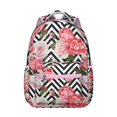 thumbnail image 1 of Modern Sunflower Floral Backpack for Teens - Lightweight School Backpack with Breathable Mesh Back, Side Water Bottle Holder, Trendy Flowers Pattern for Middle High School Students, 1 of 6