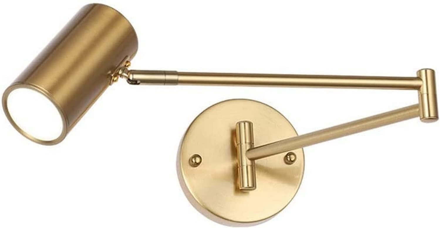 Modern Swing Arm Adjustable Wall Lamps LED Indoor Metal Wall Lights ...