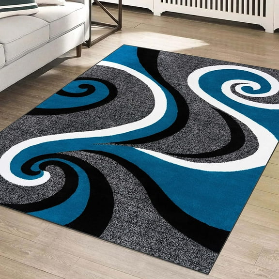 Modern Swirl Design Carpet for Living Room Luxury Home r Sofa Table Large Area Rugs Bedrooms Children's Play Mat Alfombra
