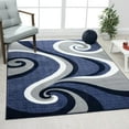 thumbnail image 1 of Modern Swirls Carpet for Living Room Home Decor Sofa Table Large Area Rugs Anti-slip Hallway Balcony Rugs Bedroom Bath Floor Mat, 1 of 5