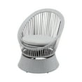 thumbnail image 1 of Modern Swivel Wicker Lounge Chair with Rattan Iron Frame Round Design for Living Room Patio Balcony, 1 of 12