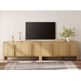 thumbnail image 1 of Modern TV Stand for TVs up to 120 inch, 2 in 1 Wood Entertainment Center TV Console with Doors and Adjustable Shelves for Living Room,Bedroom, 1 of 10