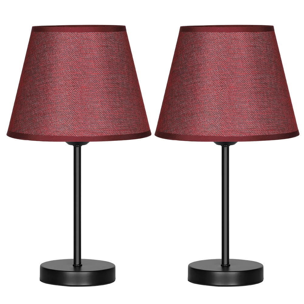 Red table lamps online for living room