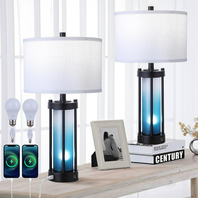 Amazon Cool Bedside Table Lamps Minimalist Nightstand Lamp Small