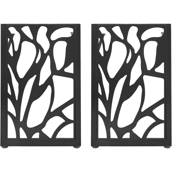 Modern Table Legs Set of 2, 28 In Height Simple Furniture Leg for Desk Dining Table Kitchen Office,Heavy Duty Replacement Legs,Easy Installation Black