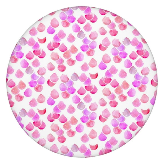 Modern Tablecloth with Artistic Tie Dye and Psychedelic Rainbow Gradient Patterns, Colorful Abstract Pop Art Style, Chic and Stylish Table Cover