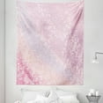 thumbnail image 1 of Modern Tapestry, Abstract Pattern in Pastel Pink Tones Retro Disco Style Party Theme Art, Fabric Wall Hanging Decor for Bedroom Living Room Dorm, 5 Sizes, Pale Pink Pale Pink, by Ambesonne, 1 of 1