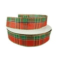 thumbnail image 1 of Modern Tartan Plaid Wired Ribbon, 1-1/2-Inch, 50-Yard, 1 of 1