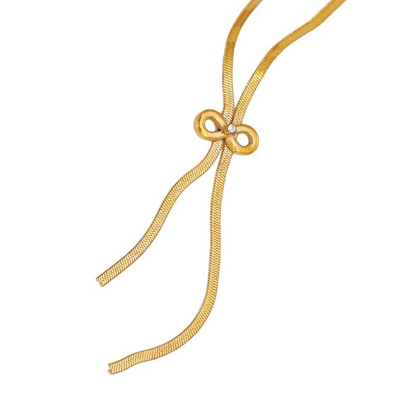 Modern Tassels Drop Necklace Anti Tarnish Steel Jewelry For Women Fashion