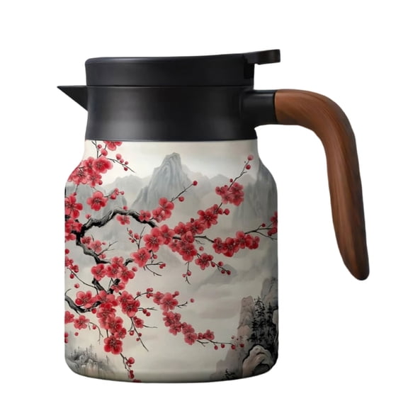 Modern Teas Brewing Carafes 1000ml Capacity Rusts Proof Stainless Steels Thermal Pot