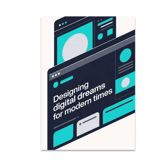 Modern Tech Art - Digital Age Designers - 13x19 Poster Print