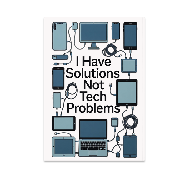 Modern Tech Wall Decor - Tech Enthusiast - 13x19 Poster Print