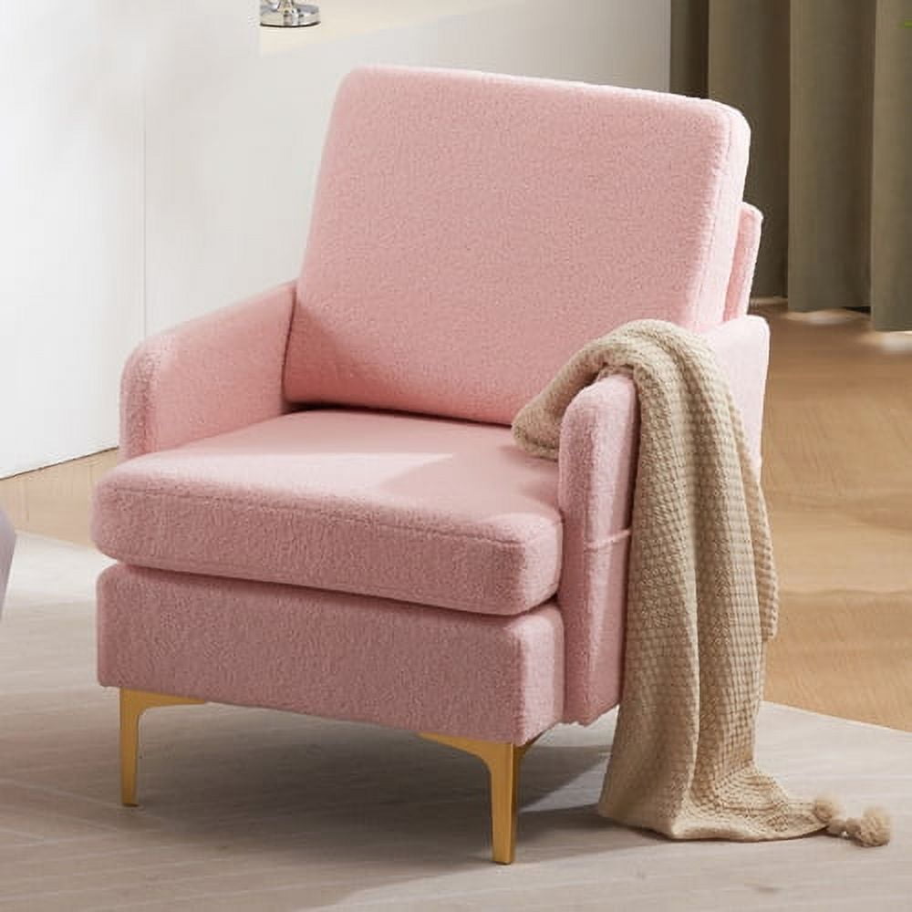 Modern Teddy Accent Chair, Living Room Chair, Club Chair Upholstered