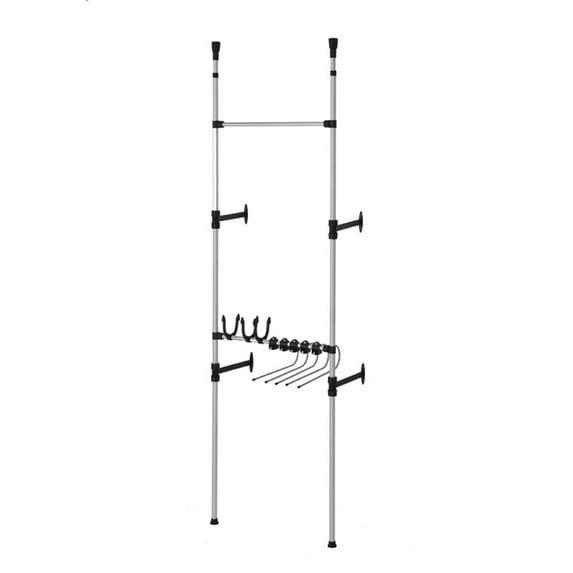 Modern Telescopic 3-Tier Clothes/Jeans Rack, Metallic