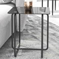 thumbnail image 1 of Modern Tempered Glass Coffee Table End Table Side Table for Living Room,bedroom, Black, 1 of 7