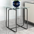 thumbnail image 1 of Modern Tempered Glass Coffee Table End Table Side Table for Living Room,bedroom, Transparent, 1 of 7