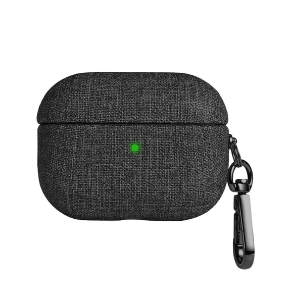 Modern Textured Carrying Case For Wireless Earphones Impacts Defense Slimmer Profile Design Fiber Build Travel Friendly