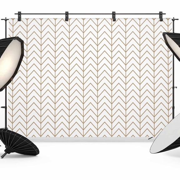 Modern Themed Photography Backdrop 10x8FT, Yellow Line Wave Irregular Lines Simple Photo Backdrops, Background for Photography Studio Photo Studio Background, Back Drop for Photoshoot