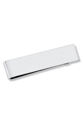 Modern Thin Money Clip For Men Sterling Silver