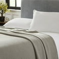 thumbnail image 1 of Modern Thread Taupe Waffle Weave 100% Cotton Adult Thermal Blanket, Full/Queen, 1 of 4
