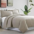 thumbnail image 1 of Modern Threads 2 Piece Solid Duvet Cover Set - Taupe Twin/Twin XL, 1 of 1