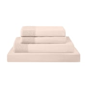 Modern Threads 3-Piece Crochet Lace Microfiber Adult Sheet Set , Blush, Twin