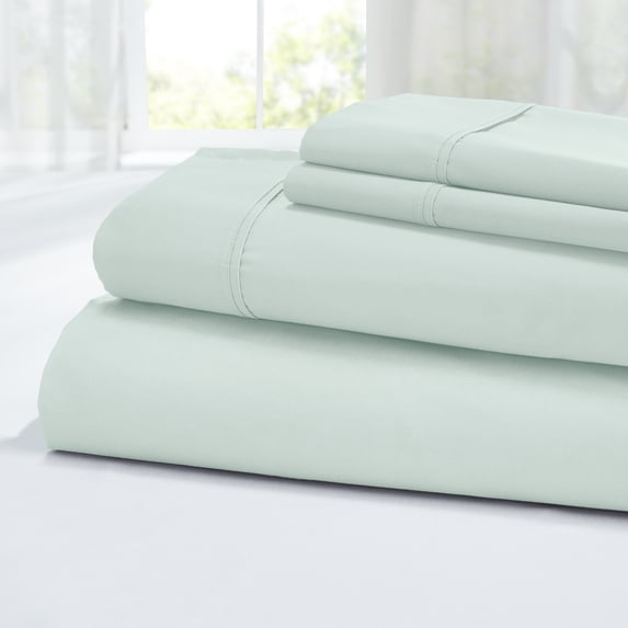 Modern Threads 4-Piece 400 Thread Count Celery Egyptian Cotton Adult Bed Sheet Set, King