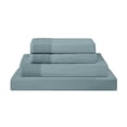 thumbnail image 1 of Modern Threads 4-Piece Crochet Lace Hem Mineral Blue Microfiber Bed Sheet Set, King, 1 of 17