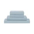 thumbnail image 1 of Modern Threads 4-Piece Solid Blue Mist Solid Microfiber Bed Sheet Set, California King, 1 of 12