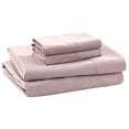 thumbnail image 1 of Modern Threads 4-Piece Solid Microfiber Adult Sheet Set, Cameo Rose, Queen, 1 of 9