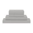 thumbnail image 1 of Modern Threads 4-Piece Solid Vapor Gray Microfiber Bed Sheet Set, King, 1 of 12
