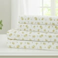 thumbnail image 1 of Modern Threads 4-Piece Sweet Rose Gold Printed Microfiber Adult Sheet Set, King, 1 of 15