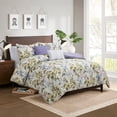 thumbnail image 1 of Modern Threads 5-Piece Gabrielle Jacquard Printed Floral Reversible Comforter Set, King, 1 of 7