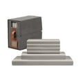 thumbnail image 1 of Modern Threads 6-Piece Dove Satin Sheet Set with Organizer Box, King, 1 of 6