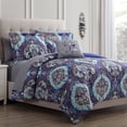 thumbnail image 1 of Modern Threads 8-Piece Catherdal Reversible Adult Bed in a Bag, Queen, 1 of 6