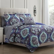 Modern Threads 8-Piece Catherdal Reversible Adult Bed in a Bag, Full
