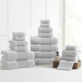 thumbnail image 1 of Modern Threads Aircloud 18-Piece Cotton Bath Towel Set, Gray, 1 of 4