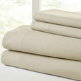 thumbnail image 1 of Modern Threads Aircloud Vintage Washed 100% Combed Cotton Adult Sheet Set, Sand, Cal. King, 1 of 2
