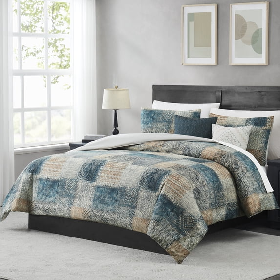 Modern Threads Bainbridge 5-Piece Printed Comforter Set, Queen