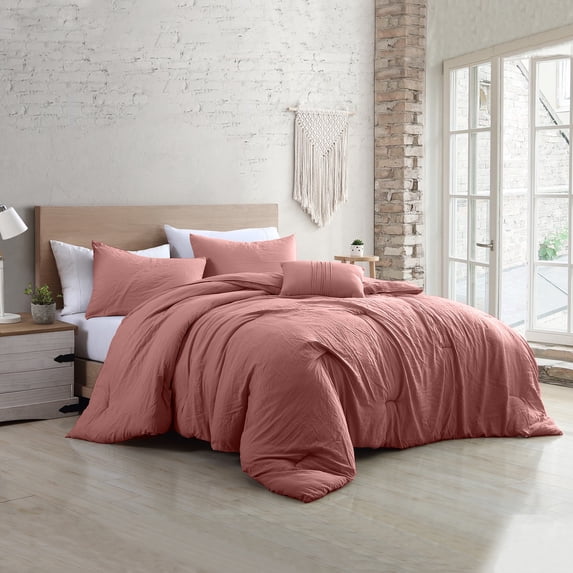 Modern Threads 4-pc Garment-Washed Comforter Set
