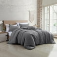 thumbnail image 1 of Modern Threads Beck 4-Piece Garment Washed Adult Comforter Set, Gray, King, 1 of 7