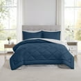 thumbnail image 1 of Modern Threads Bed In a Bag 7-Piece Navy Comforter Set, California King, 1 of 4