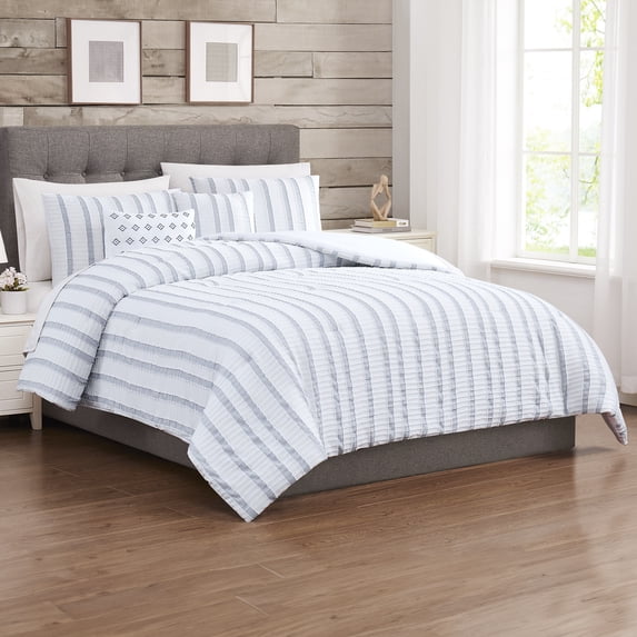 Modern Threads Bianca 5-Piece Jacquard Comforter Set, Queen