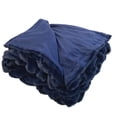 thumbnail image 1 of Modern Threads Braided Microfiber Throw, 50" x 60", Navy, 1 of 4
