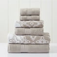 thumbnail image 1 of Modern Threads Charlize 6-Piece Cotton Bath Towel Set, Fawn, 1 of 6