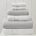 thumbnail image 1 of Modern Threads Cobblestone 6-Piece Cotton Adult Bath Towel Set, Silver, 1 of 10