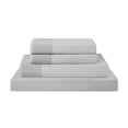 thumbnail image 1 of Modern Threads 3-Piece Crochet Lace Hem Dove Gray Microfiber Bed Sheet Set, Twin, 1 of 15
